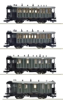 Roco 6200197 - H0 - 4-tlg. Set Personenwagen Lokalbahn, K.Bay.Sts.B., Ep. I